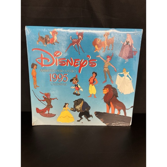Other - Vintage Disney 1995 Calendar Still In Packaging one rip on back